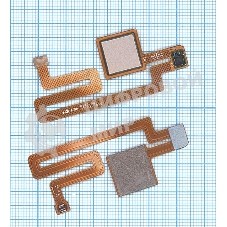 Шлейф со сканером отпечатка пальца для Xiaomi Mi Max золотой