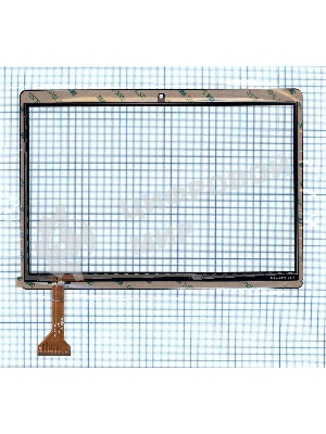 Сенсорное стекло (тачскрин) WJ1825-FPC-V1.0, черное