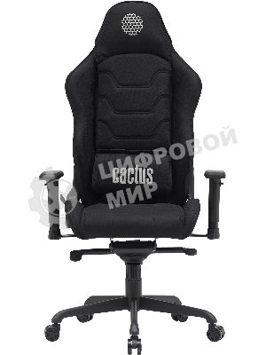 Кресло Cactus CS-CHR-MC04-BBK черный, экокожа