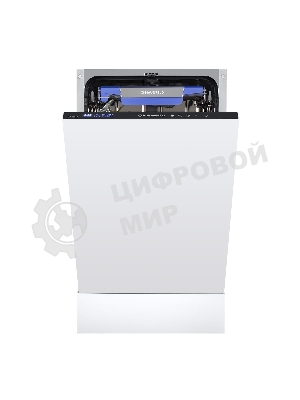 Встраиваемая посудомоечная машина Maunfeld MLP-08IMR, белый/черный, 44.5 см, 10 компл., 47 дБ, класс A++