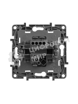 Переключатель одноклавишный, автоматические клеммы, Etika, 10AX, 250 В~, алюминий