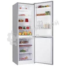 Холодильник Nordfrost NRB 152 X нержавеющая сталь двухкамерный 205/115 л морозилка снизу