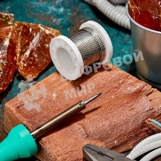 Припой Rexant ПОСу 95-5, 100г, Ø2мм, (олово 95%, сурьма 5%), бессвинцовый, ГОСТ 21931-76, катушка