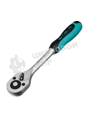 Ключ трещотка Stels 3/8, 72 зуба, с быстрым сбросом. СrV