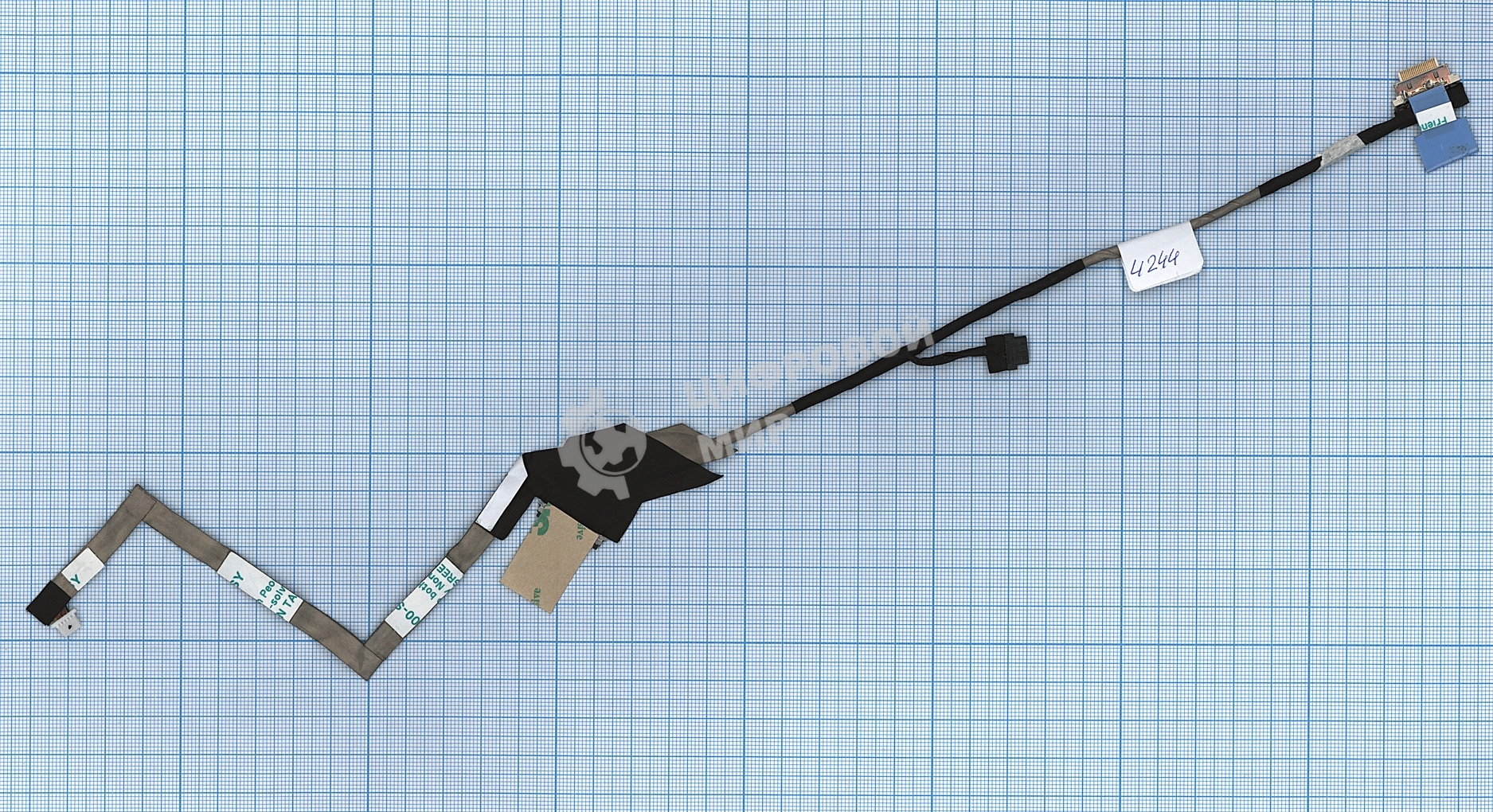 Шлейф матрицы для ноутбука Dell Inspiron Mini 910 (с проводом для камеры) 7250911