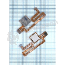 Шлейф со сканером отпечатка пальца для Xiaomi Mi Max серебристый