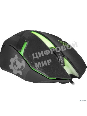 Мышь проводная Defender Hit MB-550 черный, 1600 dpi, USB, кнопки - 4