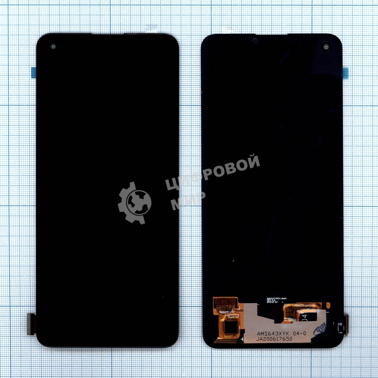 Дисплей для Realme 8i 4G OLED черный