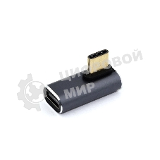 Переходник USB 4 Type-C мама-папа угловой тип 1