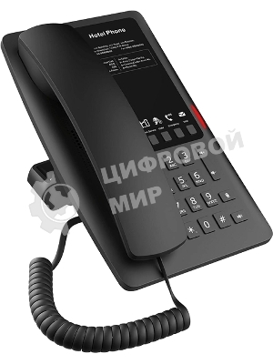 Гостиничный IP-телефон Fanvil H4W WIFI Hotel Phone 2 SIP Lines 1 USB Port for phone charging 5 Soft keys prograммable service hotline 2.4GHz&5GHz,Wi-Fi 6 PoE HD Voice PSU
