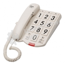 Телефон проводной Ritmix RT-520 слоновая кость
