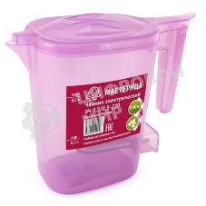 Чайник электрический Мастерица ЭЧ 0,5/0,5-220, пластиковый, сиреневый прозрачный, 0,5л, 500 Вт, (в уп. 10 шт)