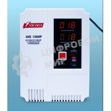 Стабилизатор напряжения Powerman AVS 1000P White (1000ВА,8А,КПД 98%, циф. индикация вх./вых. напряж.)