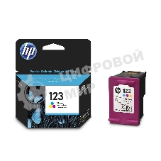 Картридж струйный HP 123 F6V16AE многоцветный, 100 стр., для HP DJ 2130