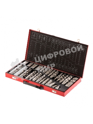 Набор сверл Matrix по металлу, 1-13 мм, 230 шт., HSS, в металлическом кейсе