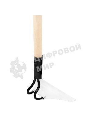 Мотыга Сибртех нержавеющая сталь, 220х85х1300 мм, деревянный черенок