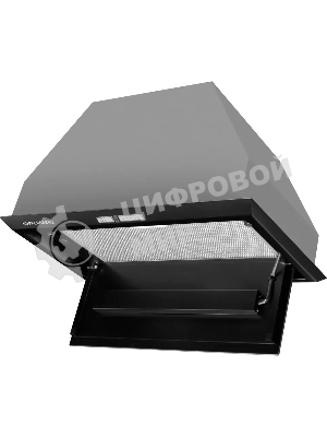 Вытяжка встраиваемая Kuppersberg Intro 60 Black черный, 54 см, 1500 куб. м/ч, 43 дБ