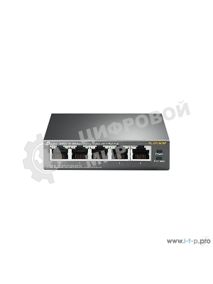 Коммутатор TP-Link SMB TL-SF1005P 5-портовый 10/100 Мбит/с настольный коммутатор с 4 портами PoE
