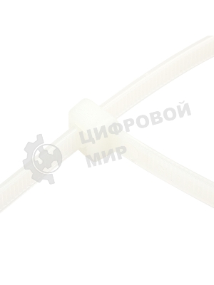 Хомут-стяжка кабельная нейлоновая Rexant 500 x 7,6 мм, белая, упаковка 100 шт.