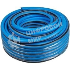 Шланг поливочный ПВХ усиленный премиум пищевой четырехслойн. армир. 3/4 25м син. Вихрь 73/7/2/11