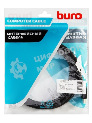Кабель аудио-видео Buro mini-HDMI (m)/HDMI (m) 3м. черный