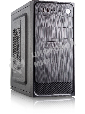 Компьютерный корпус с блоком питания 450Вт. Сase Forza mATX, 450W, 2xUSB 3.0, Black, w/o FAN, 12 см fan PSU, power cord