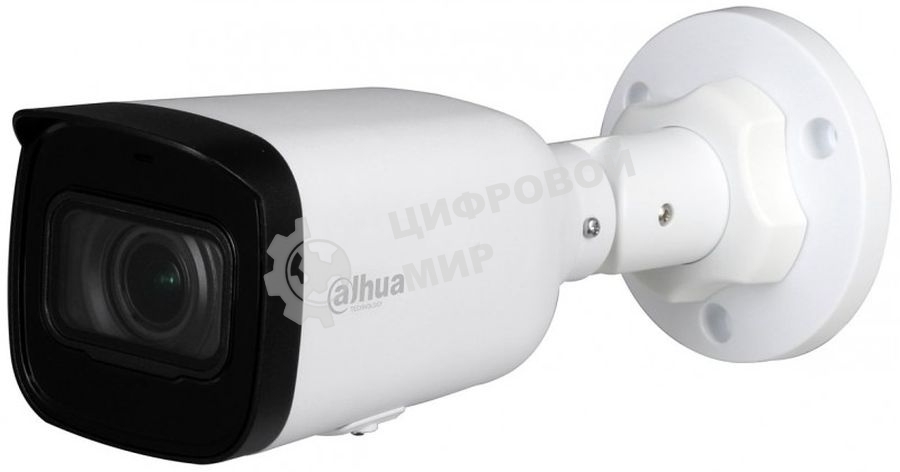 Уличная цилиндрическая IP-видеокамера Dahua 2Мп; 1/2.8” CMOS; моторизованный объектив 2.8~12 мм; механический ИК-фильтр; чувствительность 0.008лк@F1.7; сжатие: H.265+, H.265, H.264+, H.264, MJPEG; 2 п