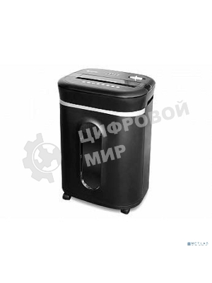 Шредер ГЕЛЕОС УМ28-4, DIN P-4 (4 ур-нь секр.), фрагмент 3,9х30мм, 19-21 лист (70г/м2), CD/пл.карты/скрепки/скобы, 28 литров