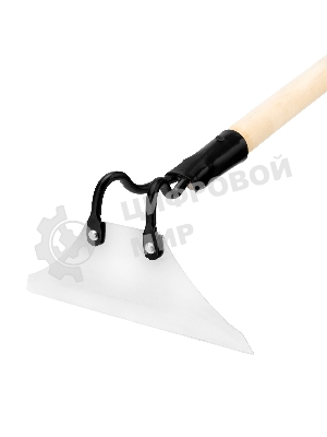 Мотыга Сибртех нержавеющая сталь, 220х85х1300 мм, деревянный черенок