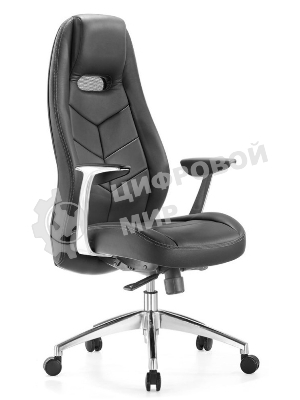 Кресло Бюрократ Zen/Black черный, кожа