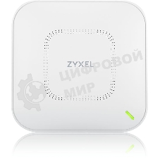 Гибридная точка доступа Zyxel NebulaFlex Pro WAX650S, W-Fi 6, 802.11a/b/g/n/ac/ax (2,4 и 5 ГГц), MU-MIMO, Smart Antenna, внутренние антенны 4x4, до 1200+2400 Мбит/с, 1xLAN 5GE, 1xLAN GE, PoE, защита о