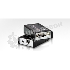 Удлинитель, SVGA+KBD+MOUSE USB ATEN, 100 м., HD-DB15+USB A-тип/USB B-тип, Female, c KVM-шнуром USB, Б.П. 220> 5V (CE100-A7-G)