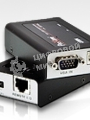 Удлинитель, SVGA+KBD+MOUSE USB ATEN, 100 м., HD-DB15+USB A-тип/USB B-тип, Female, c KVM-шнуром USB, Б.П. 220> 5V (CE100-A7-G)