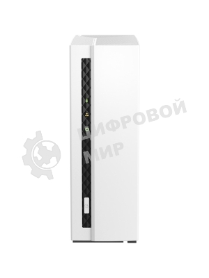 Сетевое хранилище SMB QNAP TS-133 NAS 1 HDD tray. ARM 4-core Cortex-A55 1.8GHz, ram 2 Gb (max), 1x1GbE, 1xUSB 2.0 port,1xUSB 3.2 Gen 1