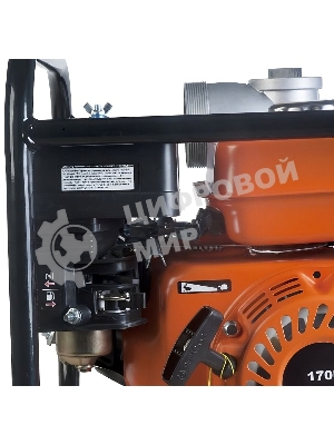 Бензиновая мотопомпа 7лс, 4-х тактн,1000л/мин,ЧИСТАЯ, напор 34м,бак 3,3л, d=80мм,Sturm! BP87101