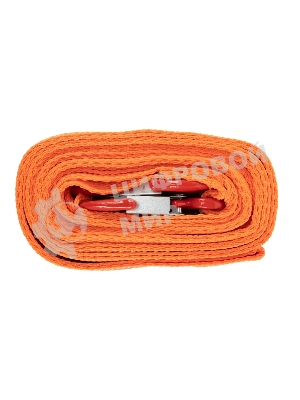 Трос буксировочный Stels 5 тонн, 2 крюка, пакет