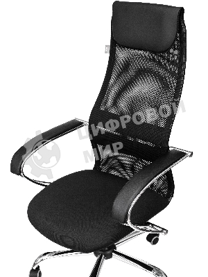 Кресло Бюрократ CH-607SL TW-01 Neo Black черный, сетка, подголовник