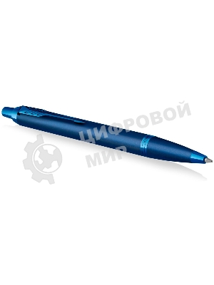 Ручка шариковая Parker IM Monochrome K328 (CW2172966) Blue PVD, M, синие чернила, подарочная коробка