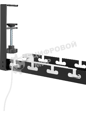 Кабель-канал Cactus CS-CM-700-1BK для столов 72.8x13x19см черный