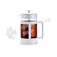 Френч-пресс LARA LR06-50-1000 <1000мл> экологически чистый материал, стальной фильтр 18/10, боросил. стекло