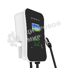 Зарядная станция S'OK Green Energy M3W Series Wallbox EV Charger SM3W10732542-5wf, 1-phase, 7kw (32a/220v), ocpp 1.6j, rfid, wifi, lan, ip54, кабель 5м