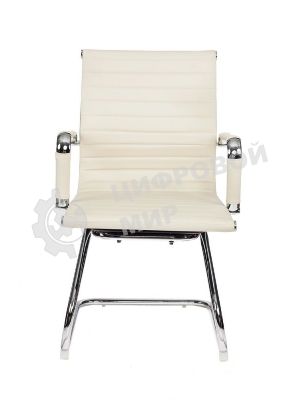 Кресло компьютерное Бюрократ CH-883-LOW-V/IVORY низкая спинка слоновая кость искусственная кожа