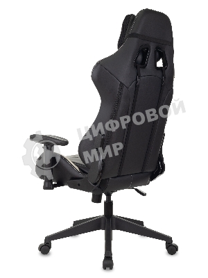 Кресло Бюрократ VIKING 5 AERO WHITE черный/белый, экокожа, 120 кг, механизм качания