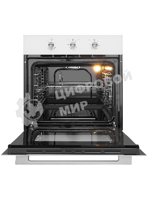 Шкаф духовой газовый с электрическим грилем Maunfeld MOGS703W, встраиваемый