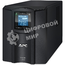 Источник бесперебойного питания APC Smart-UPS C SMC2000I 1300Вт 2000ВА черный
