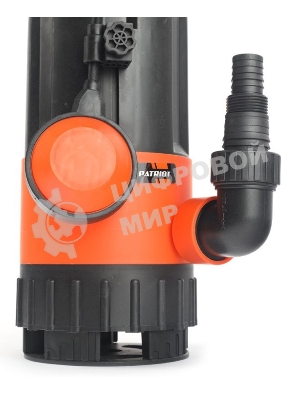 Садовый насос дренажный Patriot F 500 D 500Вт 7500л/час