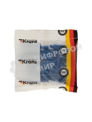 Дюбель распорный Kranz 6х50, синий, пакет (50 шт./уп.)
