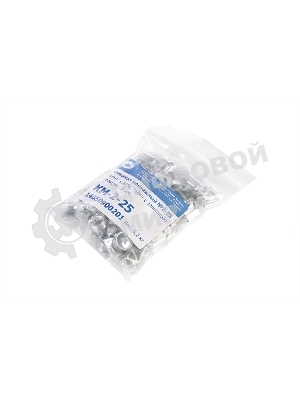 Комплект монтажный № 2 (винт, шайба, гайка с защелкой), упаковка 25 шт.