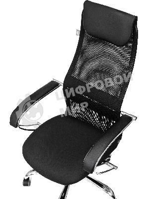 Кресло Бюрократ CH-607SL TW-01 Neo Black черный, сетка, подголовник
