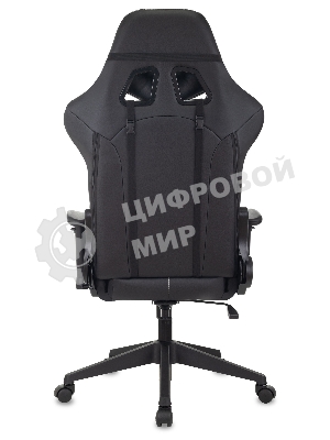 Кресло Бюрократ VIKING 5 AERO WHITE черный/белый, экокожа, 120 кг, механизм качания